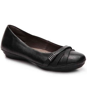 Black Eurosoft Shaina Flat